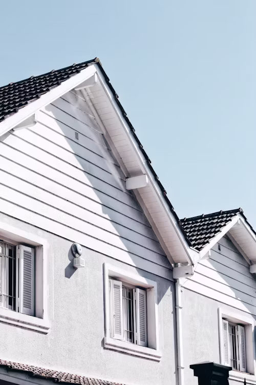 Modern house with roof